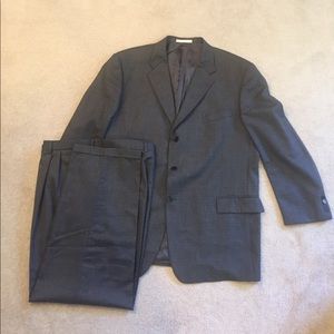 Joseph Abboud Grey Pinstripe Men’s Suit